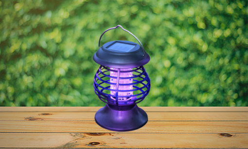 One or Two Outdoor Solar Mosquito Pest Fly Killer Zapper Lamp - Image 14