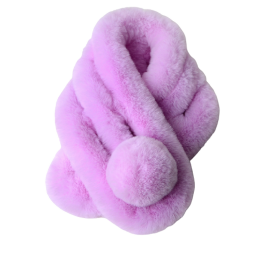 Fluffy Warm Scarf with optional Winter Gloves - Image 12