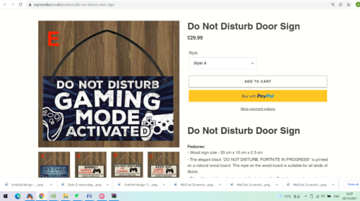 Do Not Disturb Door Sign - Image 5