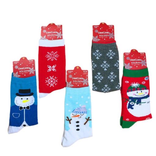 1 or 15 Paris Christmas Funny Novelty Colorful Socks - Image 17