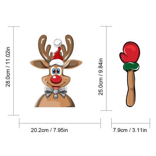 Removable Christmas Car Rear Wiper Sticker - - Image 7