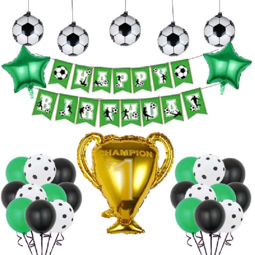 29pcs Birthday Football Party Decorations Set - Image 4