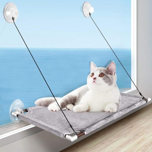 Cat Hammock with Suction Cups - Image 3