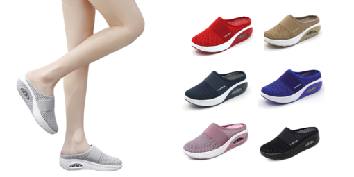 Air Cushion Slip-On Walking Shoes