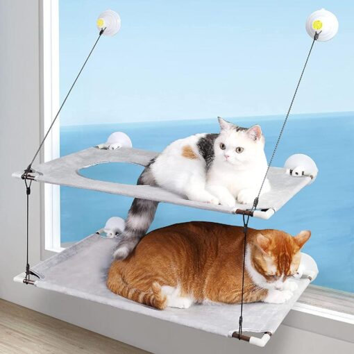 Cat Hammock with Suction Cups - Image 9