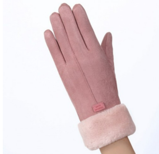 Fluffy Warm Scarf with optional Winter Gloves - Image 19