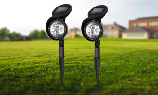 One, Two or Four 4LED Solar Power Garden Lamps