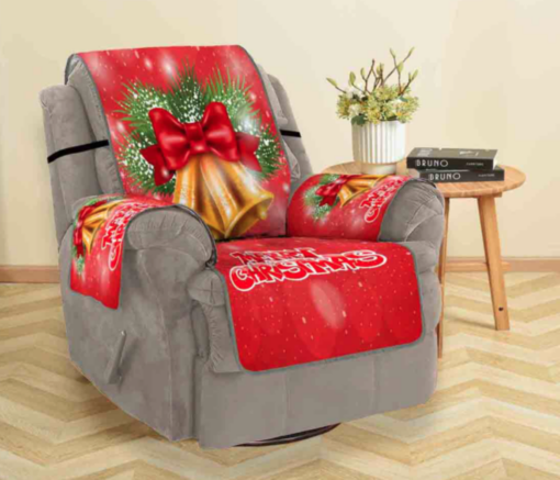 3D Digital Printed Christmas Sofa Cover - Image 16