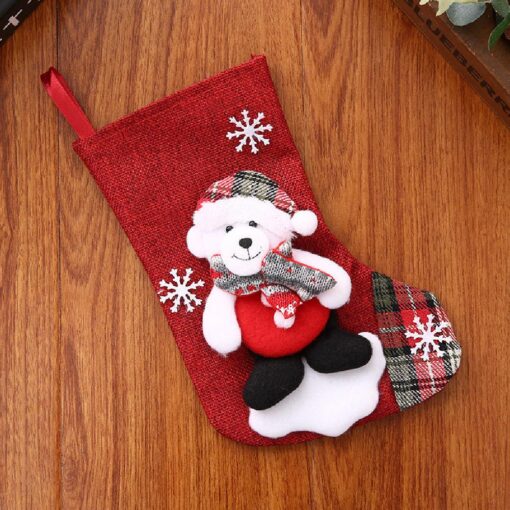 5 Styles 4pcs Christmas Stockings - Image 2