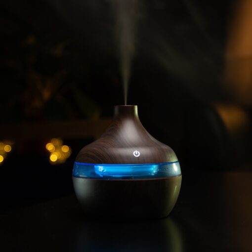 USB Electric Ultrasonic Aroma Humidifier With Optional Essential Oil Set - Image 10