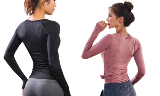 Women’s Sports Wear Fitness Long Sleeve T-shirt - Image 5