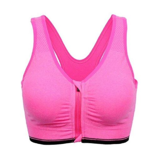 Women's Fitness Front Closure Push Up Bra - Image 30