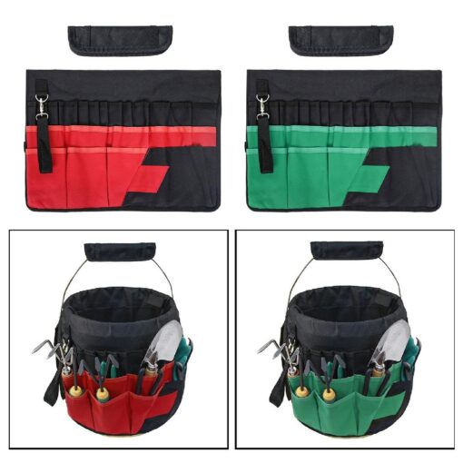 10 or 42  Pockets Tool Organizer Bucket Bag - Image 2