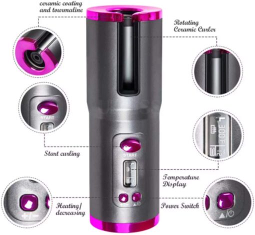 Cordless Auto Hair Curle - Image 14