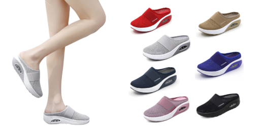 Air Cushion Slip-On Walking Shoes - Image 20