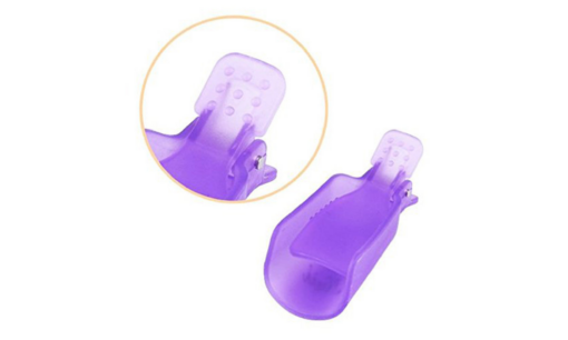 10pcs Plastic Nail Polish Remover Clips - Image 5