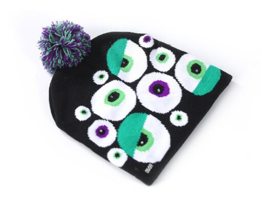 One or Two LED Halloween Beanie Hat - Image 5