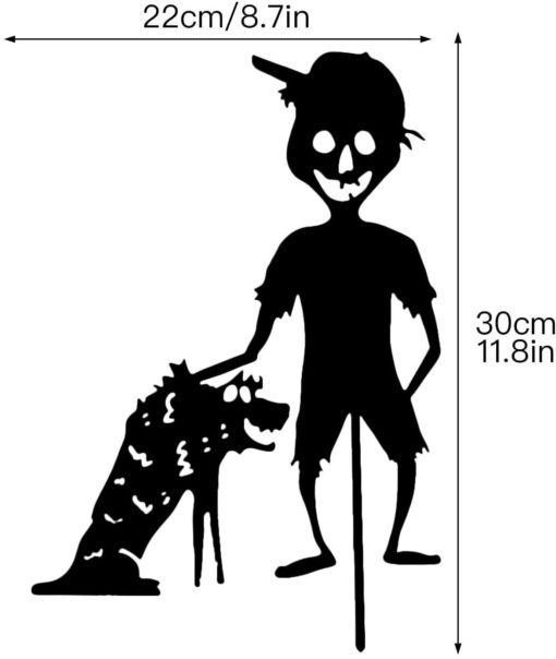 Halloween Little Sinister Garden Pile Silhouette - Image 6