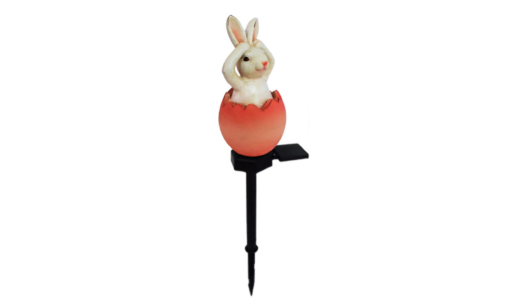 One or Two Solar Rabbit Shaped Sculpture Garden LED Light - Image 10