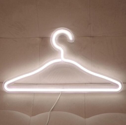 Led Neon Light Clothes Hanger - - Image 4