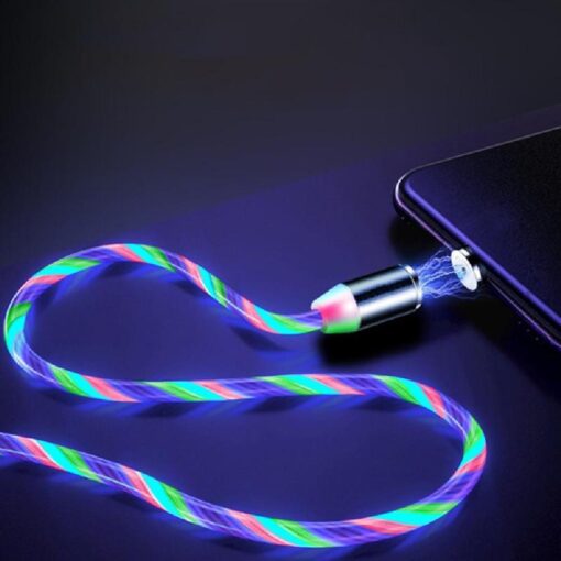 3 in 1 Light Up Magnetic Head Charging Cable - Image 7