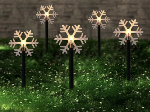 5 Pack Christmas Solar lights - Image 6