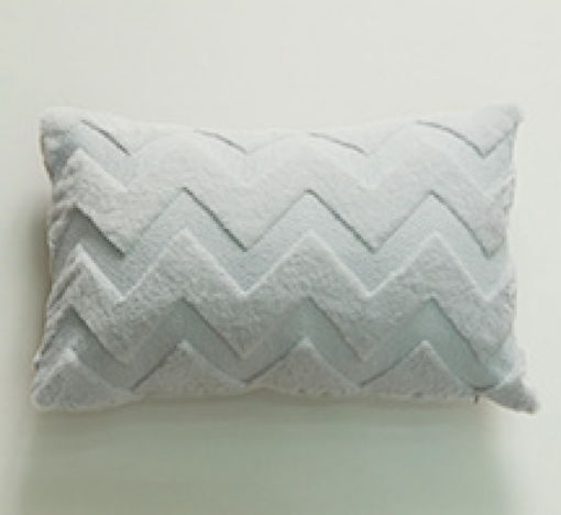 Elegant Wave Pattern Plush Pillow Cushion - Image 4