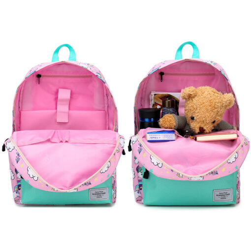 Unicorn 3 in 1 Backpack Set - Unicorn Backpack with Lunch Bag and Pencil Case - Image 6