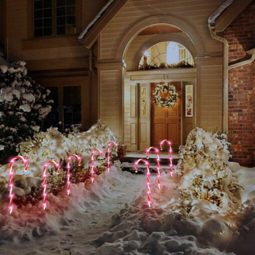 5 or 10 Pieces Christmas Candy Solar lights - Image 6