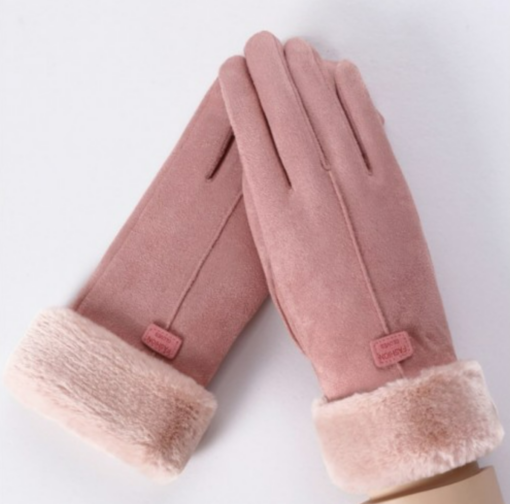 Fluffy Warm Scarf with optional Winter Gloves - Image 14