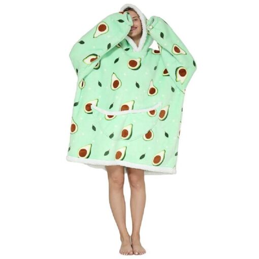 Adults Oversized Fluffy Hoodie Blanket - Image 23