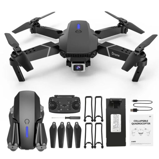 FOLDING AERIAL QUADCOPTER WITH 4K HD CAMERA OPTIONS