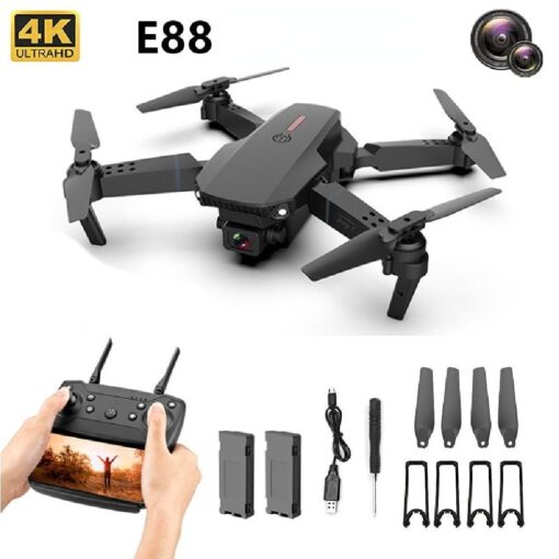 FOLDING AERIAL QUADCOPTER WITH 4K HD CAMERA OPTIONS - Image 3