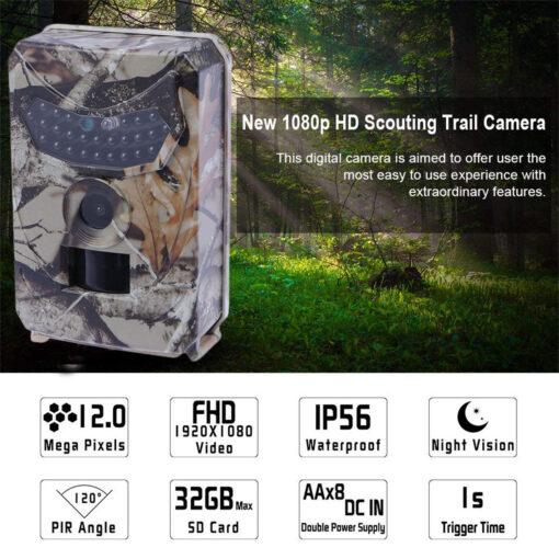 Mini 1080P 12MP Wildlife Camera with Optional 32GB SD card - Image 6