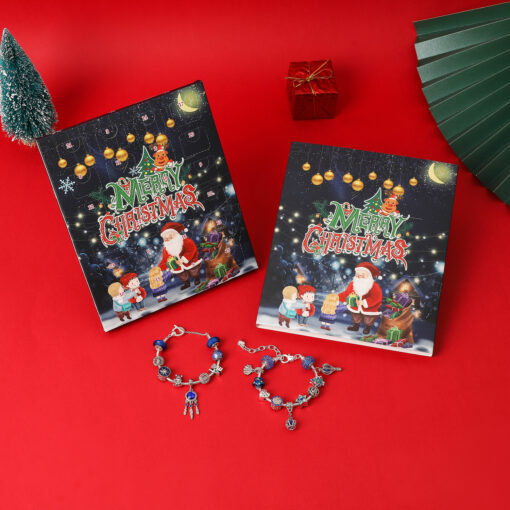 24 Days Advent Calendar DIY Charm Bracelet Making Kit - Image 4