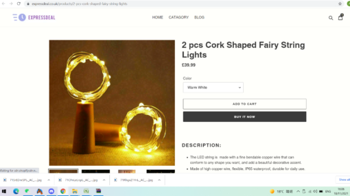 2 pcs Cork Shaped Fairy String Lights - limited stock clearance - - Image 13