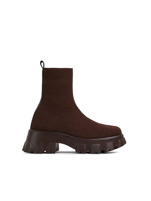 Casual Knit Platform Sock Boot - Image 11