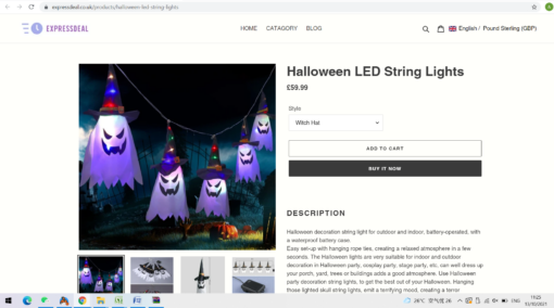 Halloween LED String Lights - Image 24