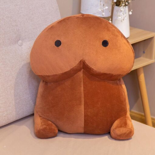 Creative Plush Penis Throw Pillow - Image 3