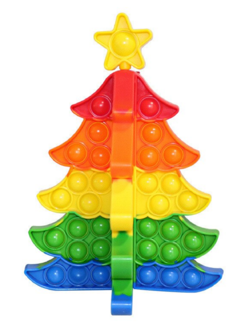 Christmas Colorful Silicone Press Bubbles Fidget Decoration - Image 11