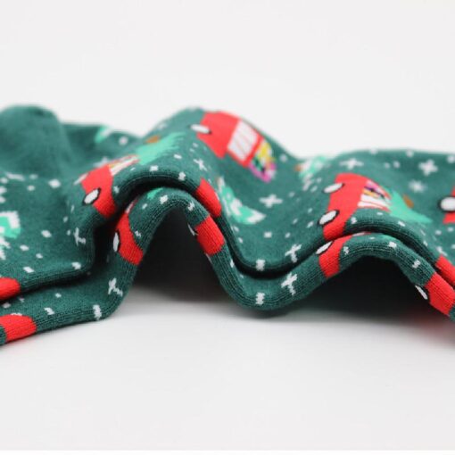 One or Six Pairs Christmas Cartoon Dinosaur Deer Socks - Image 11