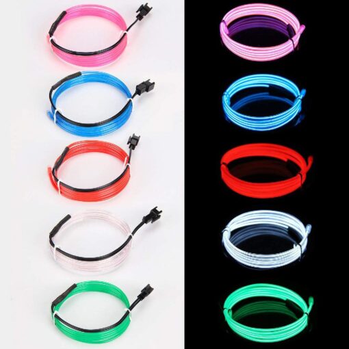 1M or 3M Customizable Neon LED Rope Light Wire - Image 2