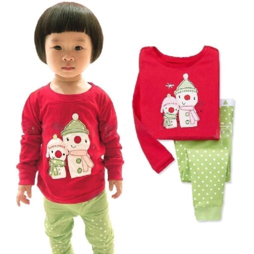 Kid Casual Christmas Pajama Set - Image 4