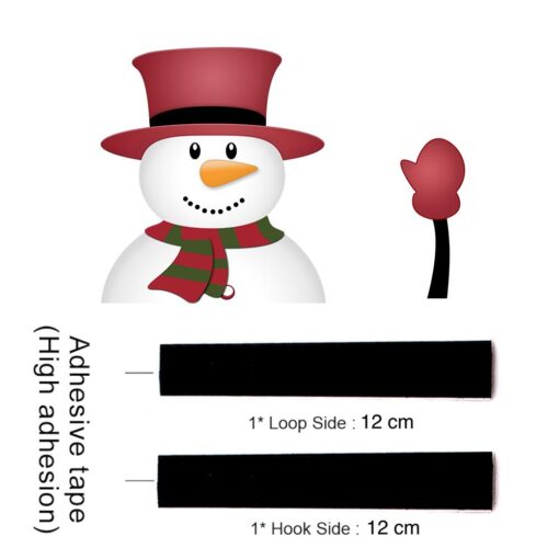 Removable Christmas Car Rear Wiper Sticker - - Image 3