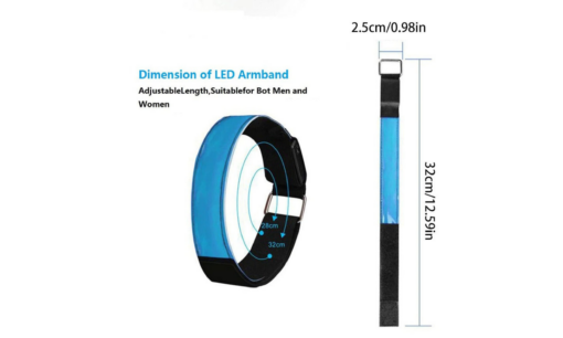 2pcs Nylon Wristband with LED Night Lights - Image 2