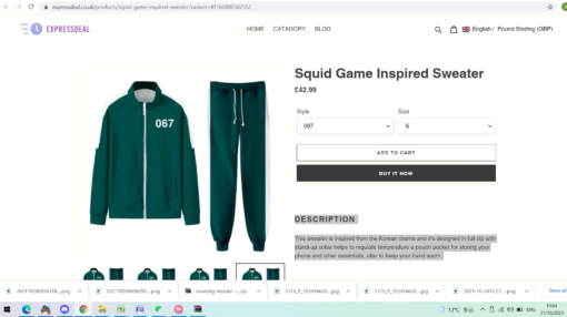 Squid Game Inspired Sweater Set - Image 5