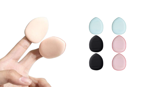 Six or Twelve Pieces Mini Powder Finger Size Makeup Puf - Image 12