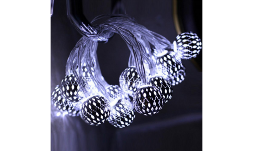 1.5m 10 LED Moroccan Ball String Lights - Image 9