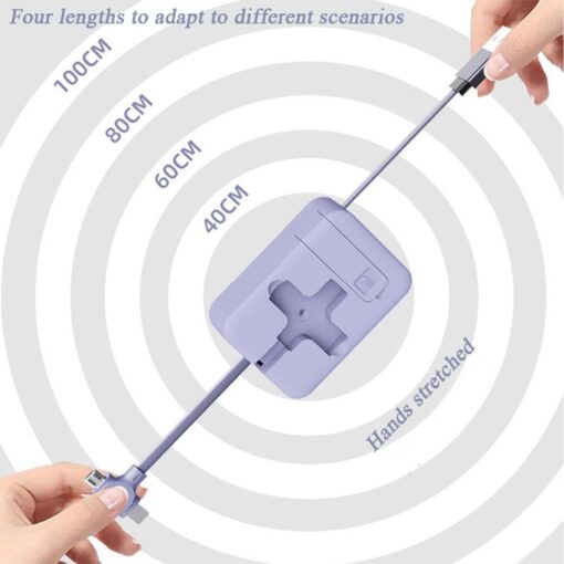 3-in-1 Retractable Universal Charging Cable with USB Type-C, Micro USB and Lightning Connector - Image 8