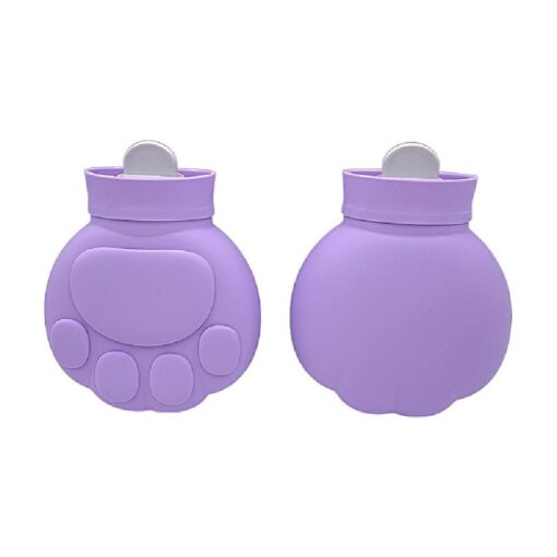 Cat Paw Shape Silicone Hot Water Bottle Cove - Image 4